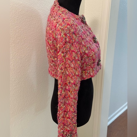 Betsey Johnson Inspired Homemade Crop Top Jacket - Picture 2 of 4